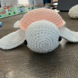 Crochet turtle handmade really good condition brand new